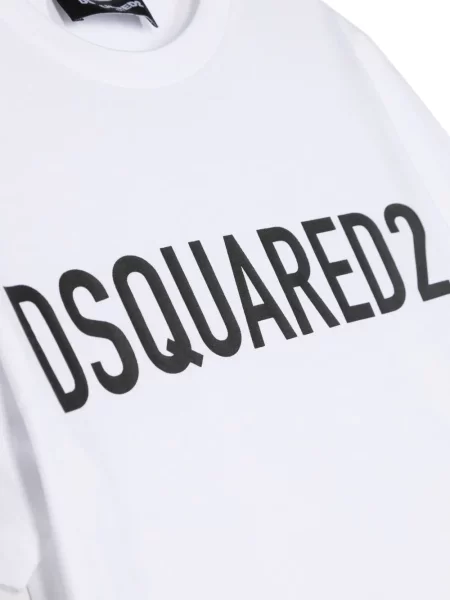 Koszulka dziecięca Dsquared2 biała