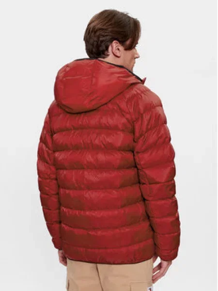 Tommy Jeans Vatovaná bunda červená