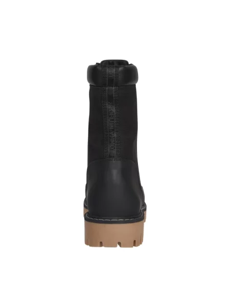Botki Tommy Hilfiger skórzane casual czarne