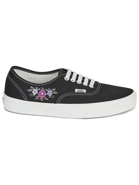 Kvetinové tenisky Vans Authentic čierna
