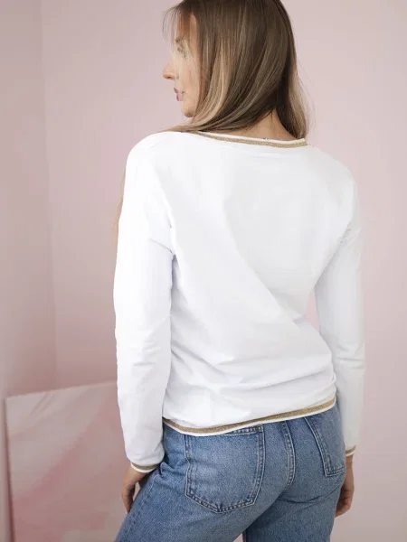 Hanorac Kesi cu inscripții alb