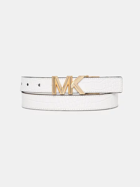 Curea Michael Kors din piele alb