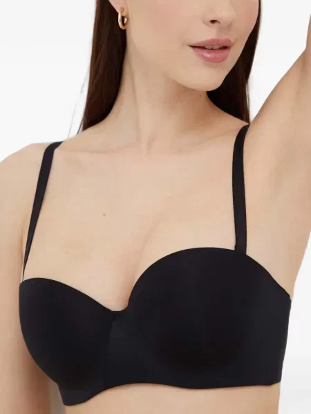 Sutien bandeau Chantelle fără bretele negru