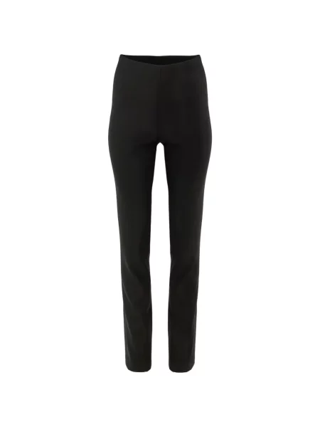 Pantaloni Carolina Herrera cu talie înaltă negru