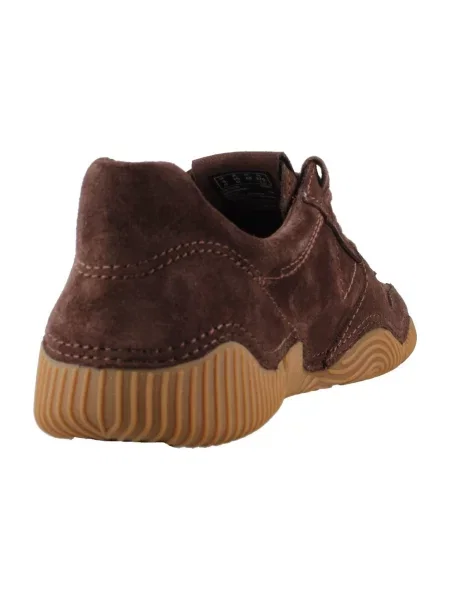 Pantofi Clarks din dantelă maro