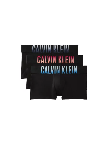 Calvin Klein Underwear Boxeri bleumarin / albastru deschis / corai negru