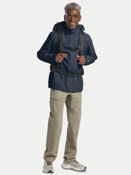 Jack Wolfskin Outdoorová bunda Trailtime 2l Tmavomodrá Regular Fit modrá