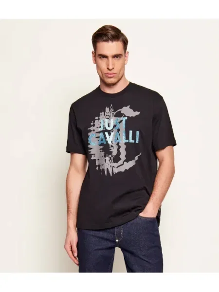 Just Cavalli Tricou negru
