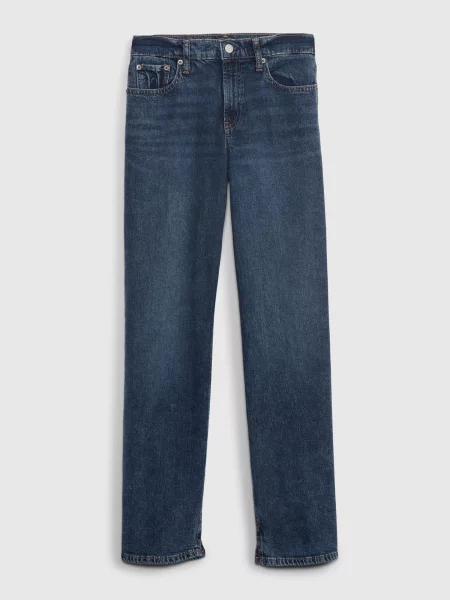 Pantaloni copii Gap albastru