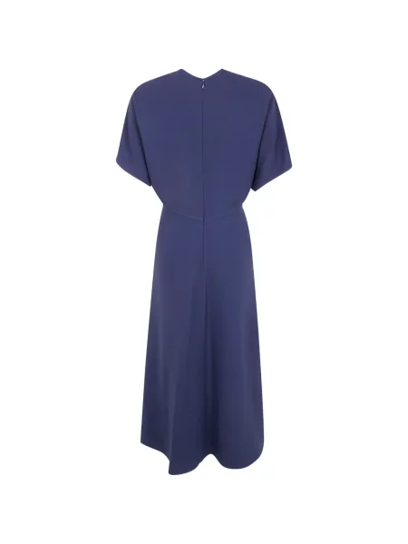 Scurt rochie midi Victoria Beckham albastru