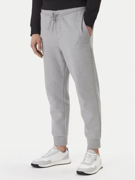 Teplákové kalhoty BOSS šedé