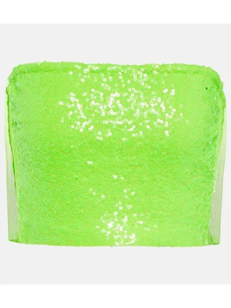 Top Norma Kamali verde