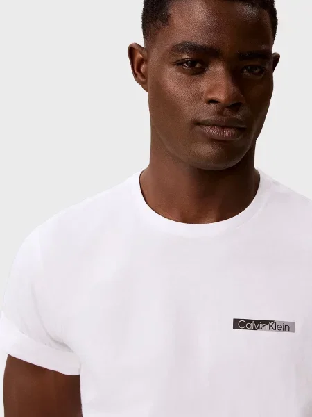 Футболка Calvin Klein с лого белая