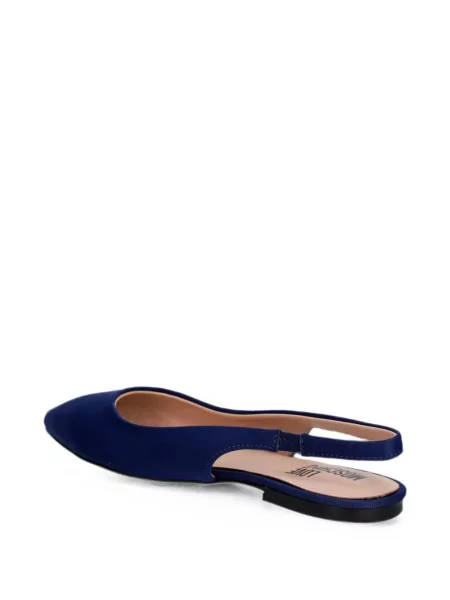 Pantofi cu toc Love Moschino cu imagine slingback albastru