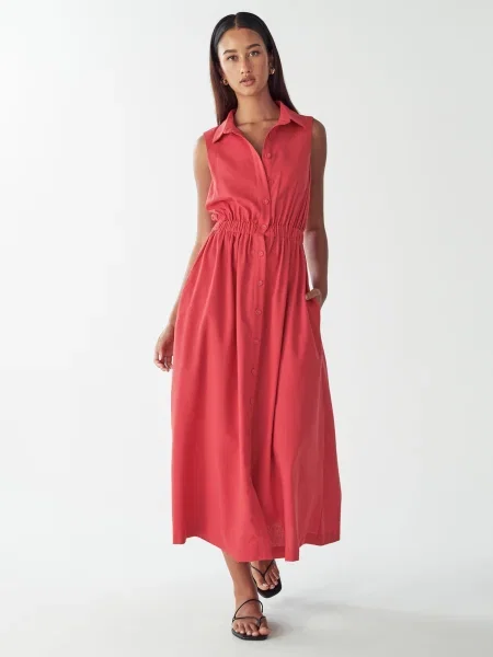 Willa Dolga srajca Lina' rdeča