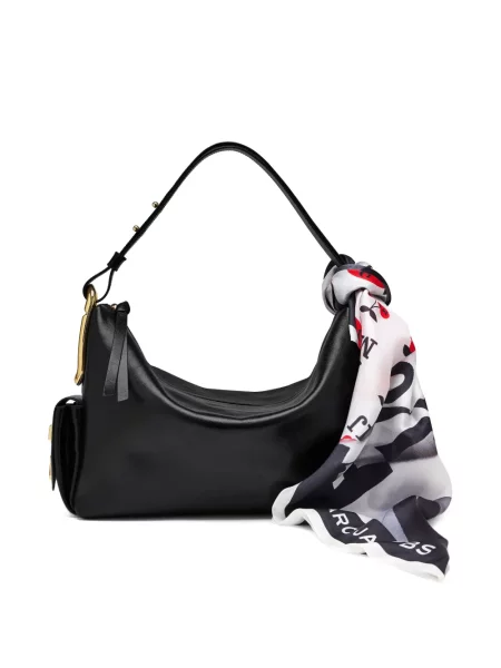 Fular Marc Jacobs de mătase alb