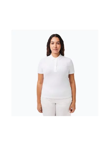 Поло Lacoste белое