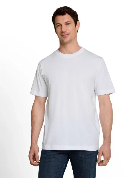 TOM TAILOR Tricou gri amestecat alb