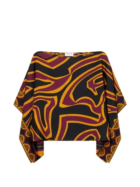 Bluză Pucci de mătase cu imagine violet