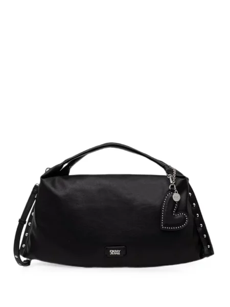 Pandantiv Dkny cu tepi cu motiv cu inimi negru