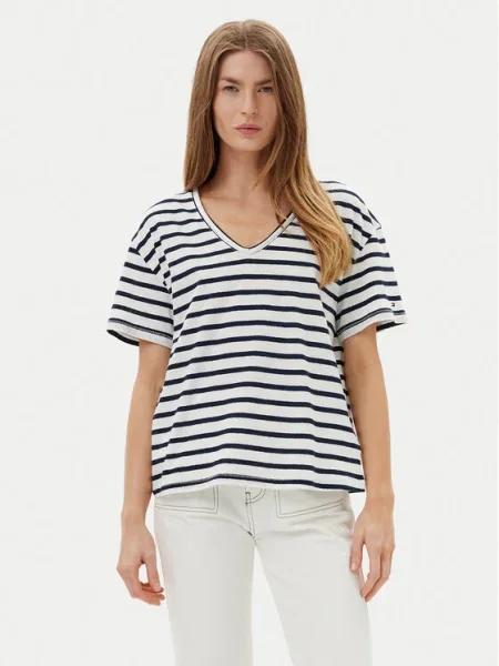 Tommy Hilfiger Tricou Bleumarin alb
