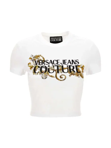 Koszulka Versace Jeans Couture biała