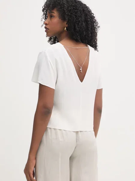 Patrizia Pepe bluza viskozna bela