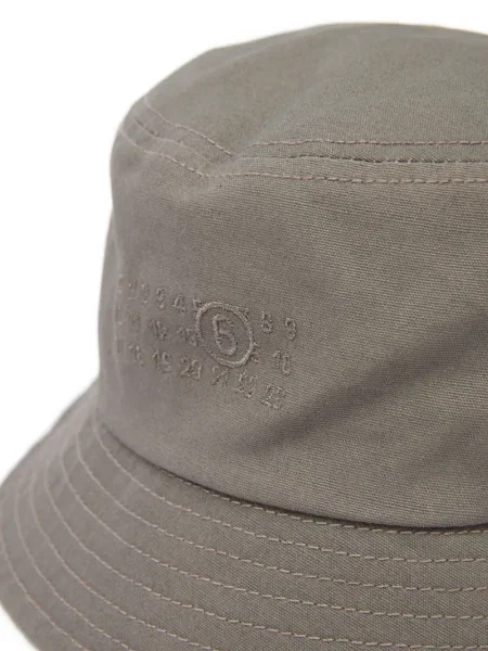 Siuvinėta skrybėlė Mm6 Maison Margiela pilka