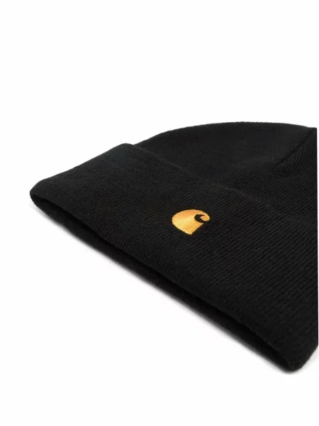 Megztas kepurė Carhartt Wip juoda