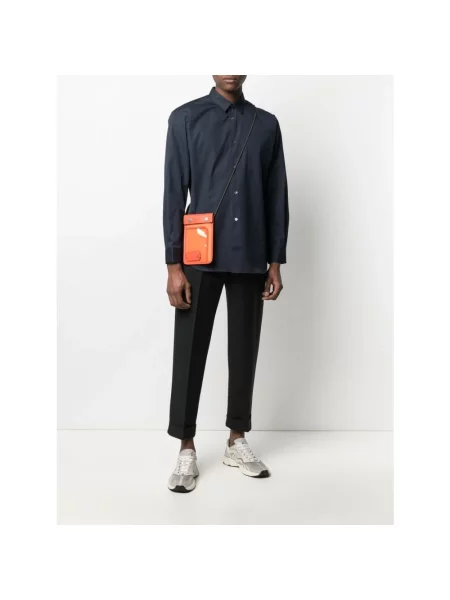 Koszula Comme Des Garcons popelinowa niebieska