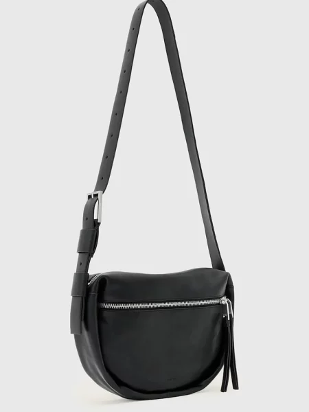 Кожаная сумка Allsaints