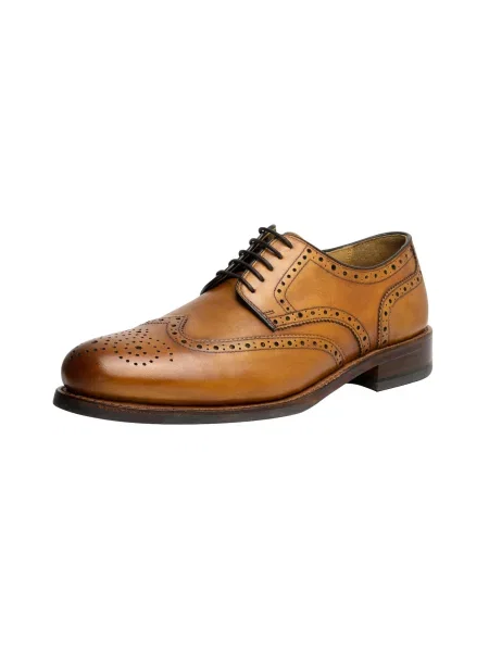 Gordon & Bros Pantofi cu șireturi Levet coniac maro