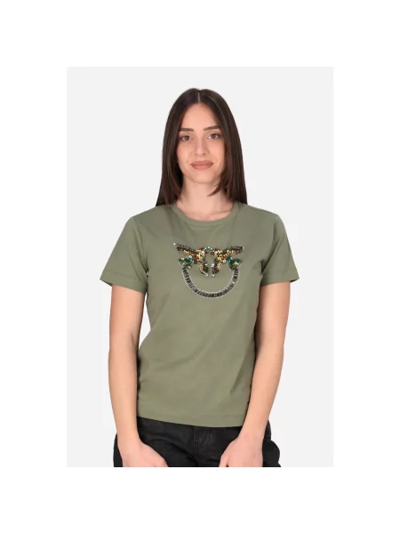 Pinko tricou din verde