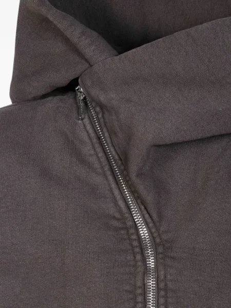 Hanorac cu glugă Rick Owens Drkshdw asimetric maro