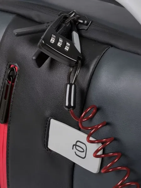 Rucsac Piquadro din piele gri