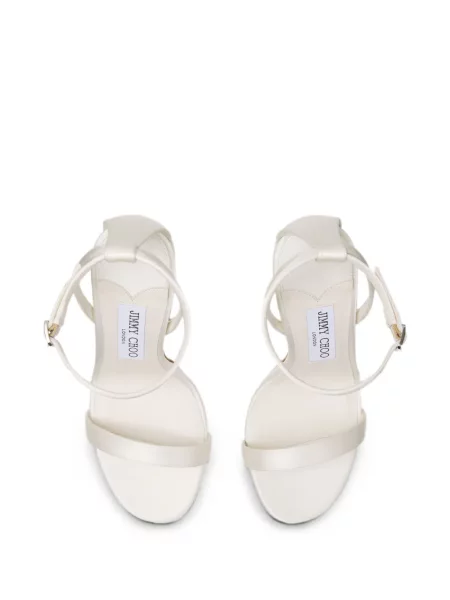 Sandale Jimmy Choo cu bretele alb