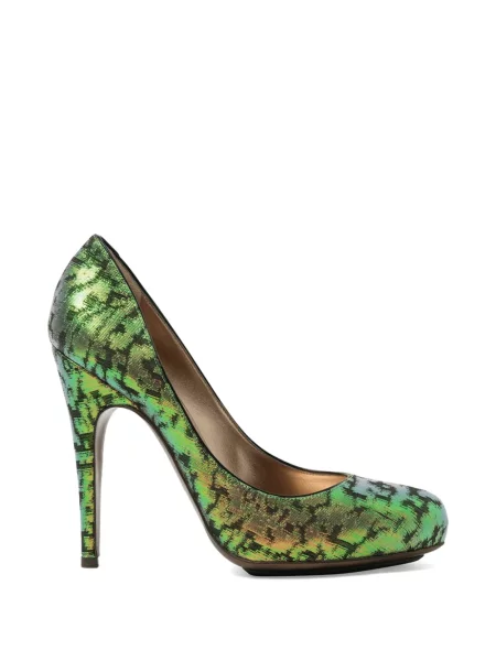 Pantofi cu toc Lanvin verde
