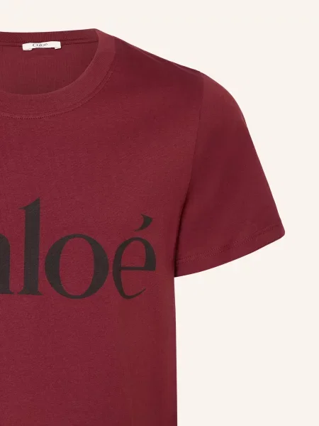 Chloé T-Shirt rot czarna