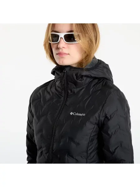 Dámska páperová bunda Columbia Delta Ridge II Down Hooded black čierna
