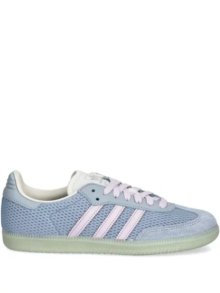 Sneakerși Adidas Campus cu dungi plasă gri