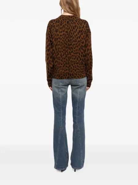 Pulover Zadig&voltaire cu model leopard maro