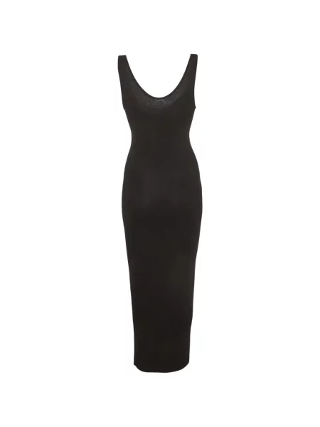 Rochie midi Enza Costa tricotate negru