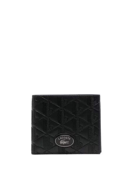 Lacoste portofel de piele barbati negru