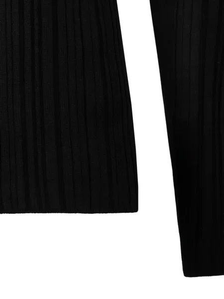 Cardigan Dolce & Gabbana de mătase lung negru