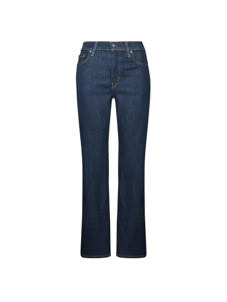 Ravne kavbojke Levi's® z visokim pasom modra