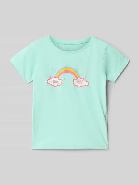 T-shirt z nadrukowanym motywem Blue Seven