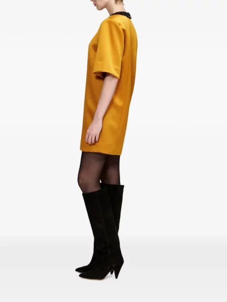 Rochie mini Essentiel Antwerp galben