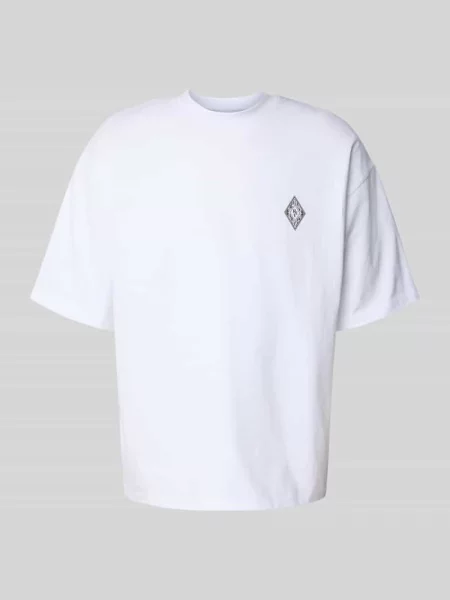 T-shirt z okrągłym dekoltem Review biała