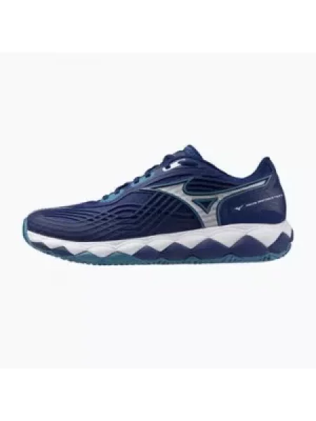 Кросівки тенісні Mizuno Wave Enforce Tour 2 CC bellwether blue/ white/ fjord blue білі