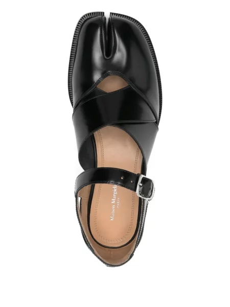 Pantofi cu toc Maison Margiela cu cataramă negru